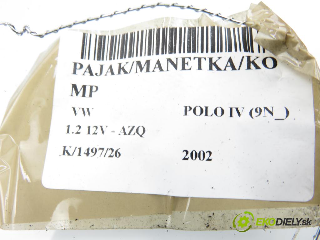 VW POLO (9N_) HB 2002 47,00 1.2 12V 64 - AZQ 1198,00 PAKA/ŘAZENÍ/SADA: 6Q0953503AD ; 203257 ; 283396