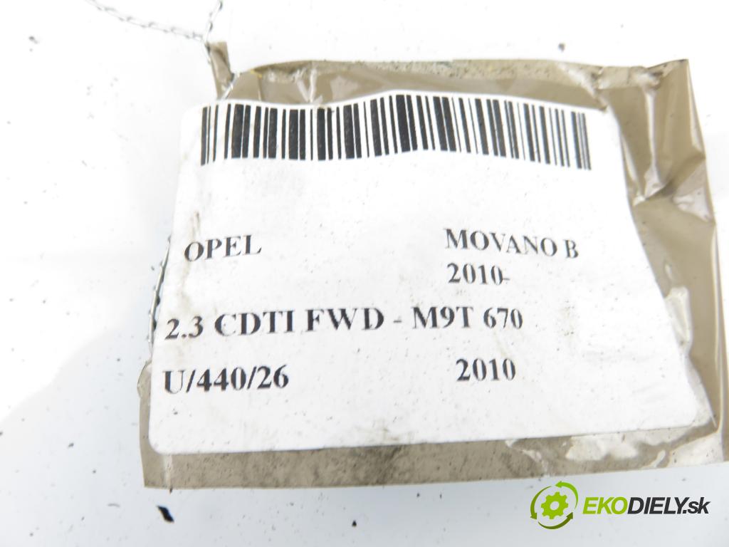 OPEL MOVANO B Skrzynia (X62) FURGON 2010 74,00 2.3 CDTI FWD - M9T 670 2298,00 Motorček stieračov 141409360 ; W00005453
