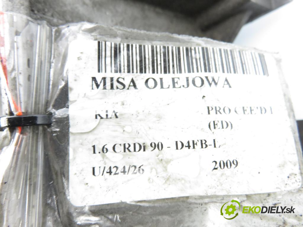 KIA PRO CEE'D (ED) HB 2009 66,00 1.6 CRDi 90 - D4FB-L 1582,00 Vaňa olejová (Olejová vaňa)
