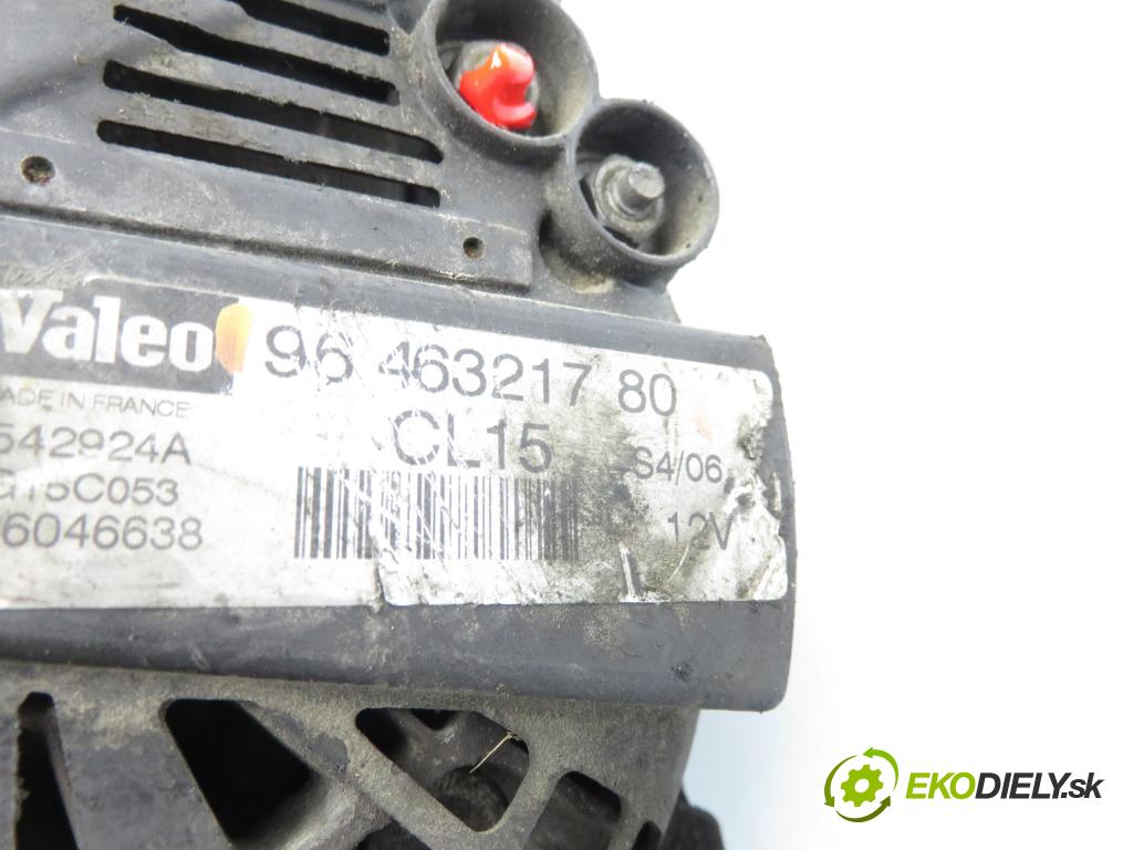 CITROEN C3 I (FC_) HB 2006 80,00 1.6 16V HDi - 9HZ (DV6TED4) 1560,00 Alternátor 9646321780 (Alternátor)