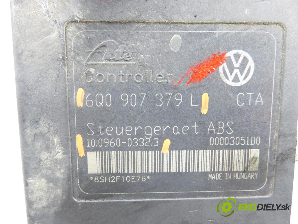 VW POLO (9N_) HB 2002 59,00 1.4 TDI - BNV 1422,00 Pumpa ABS 10096003323 ; 6Q0907379L ; 6Q0614117H (Pumpa ABS)