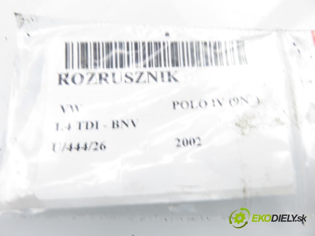 VW POLO (9N_) HB 2002 59,00 1.4 TDI - BNV 1422,00 Štartér 02A911024B ; D7RS30 (Štartér)