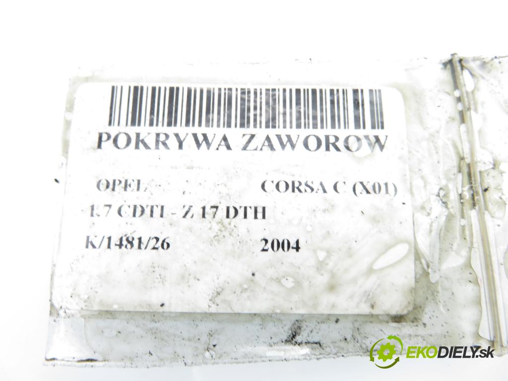 OPEL CORSA C (X01) HB 2004 74,00 1.7 CDTI - Z 17 DTH 1686,00 kryt Ventilů 897324506