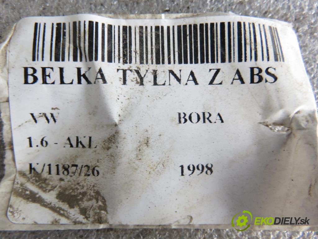 VW BORA (1J2) SEDAN 1998 74,00 1.6 - AKL 1595,00 výztuha zadní část ABS