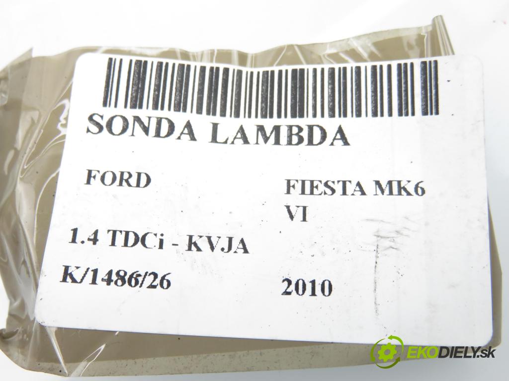 FORD FIESTA VI Van HB 2010 51,00 1.4 TDCi - KVJA 1399,00 sonda lambda 0281004158 ; 9687160980 ; AV2Q9D375AA (Lambda sonda)