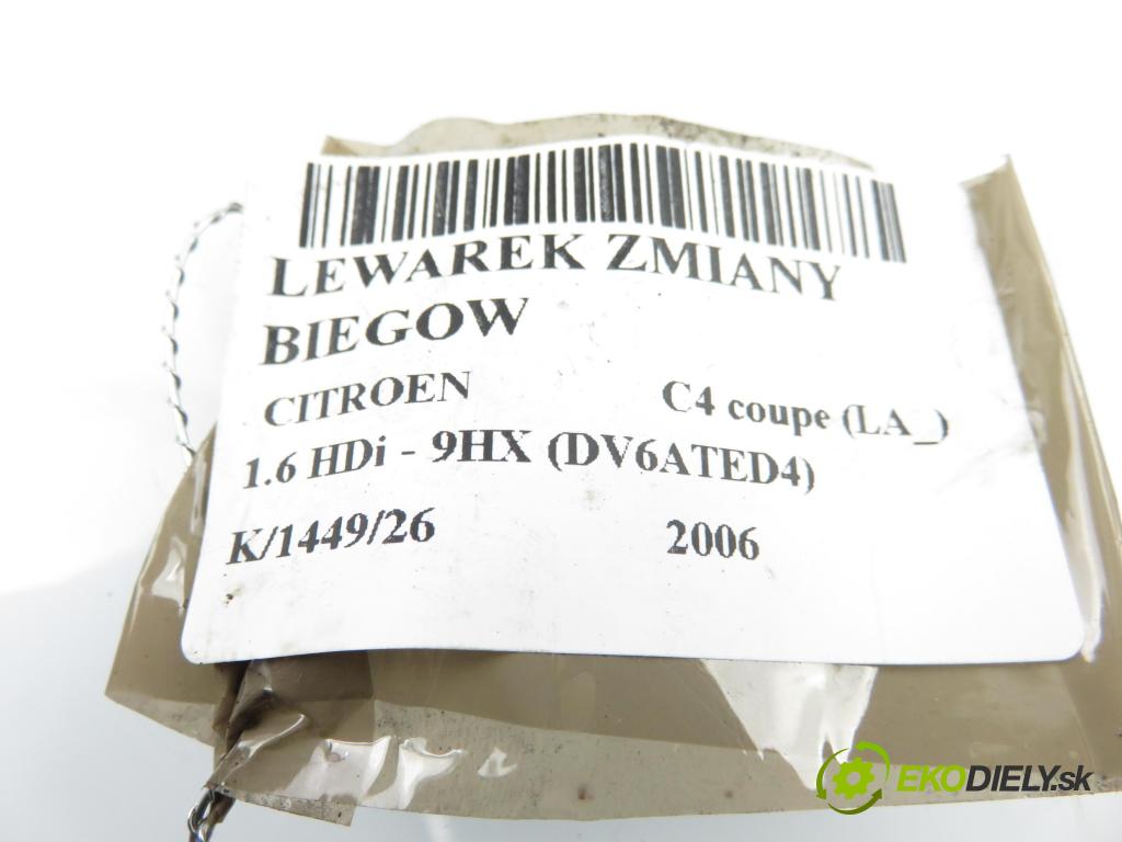 CITROEN C4 coupe (LA_) HB 2006 66,00 1.6 HDi - 9HX (DV6ATED4) 1560,00 ZVEDÁK: 9657303580