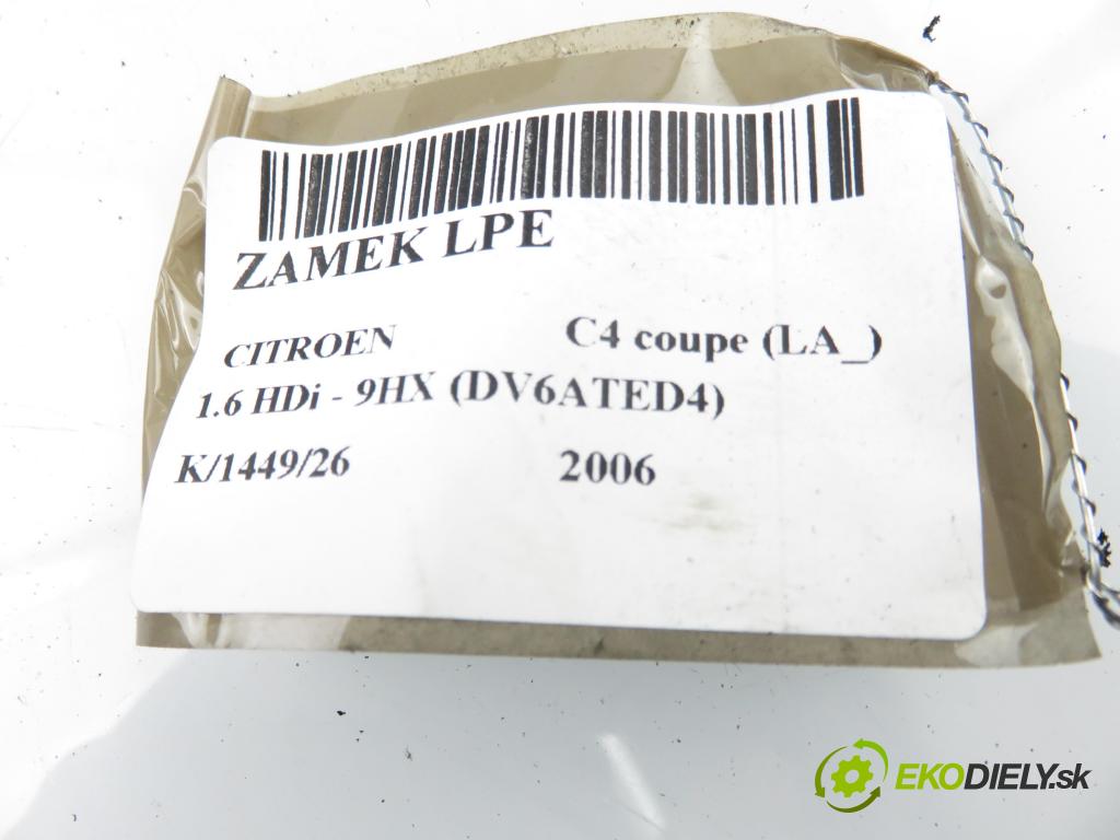 CITROEN C4 coupe (LA_) HB 2006 66,00 1.6 HDi - 9HX (DV6ATED4) 1560,00 zámok 9660700780 ; 9660700780F