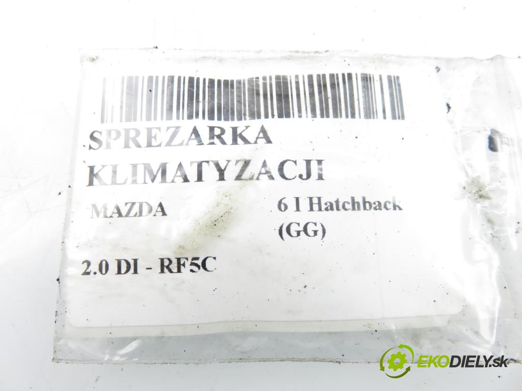 MAZDA 6 Hatchback (GG) LIFTBACK 2004 100,00 2.0 DI - RF5C 1998,00 KOMPRESOR: klimatizace  (Kompresor klimatizace)