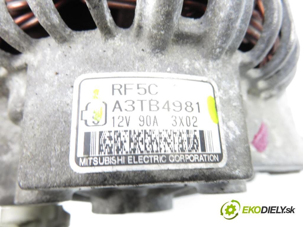 MAZDA 6 Hatchback (GG) LIFTBACK 2004 100,00 2.0 DI - RF5C 1998,00 Alternátor A3TB4981 (Alternátor)