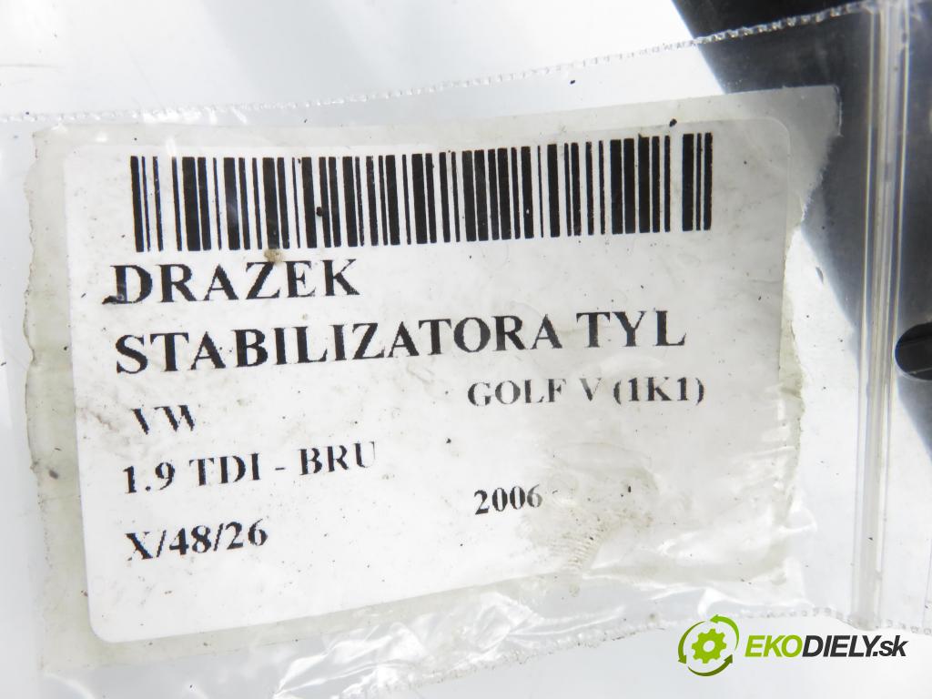 VW GOLF V (1K1) HB 2006 66,00 1.9 TDI - BRU 1896,00 TYČ: stabilizátora ZADNÍ: 1K0511305DC