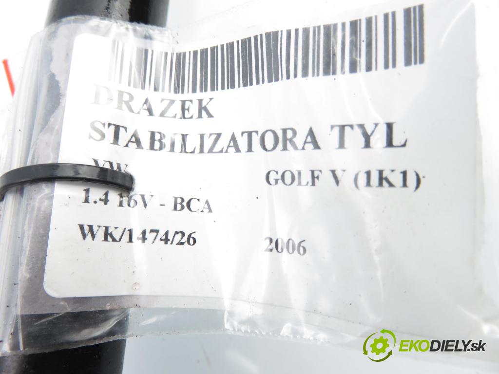 VW GOLF V (1K1) HB 2006 55,00 1.4 16V - BCA 1390,00 TYČ: stabilizátora zadné 1K0511305CL