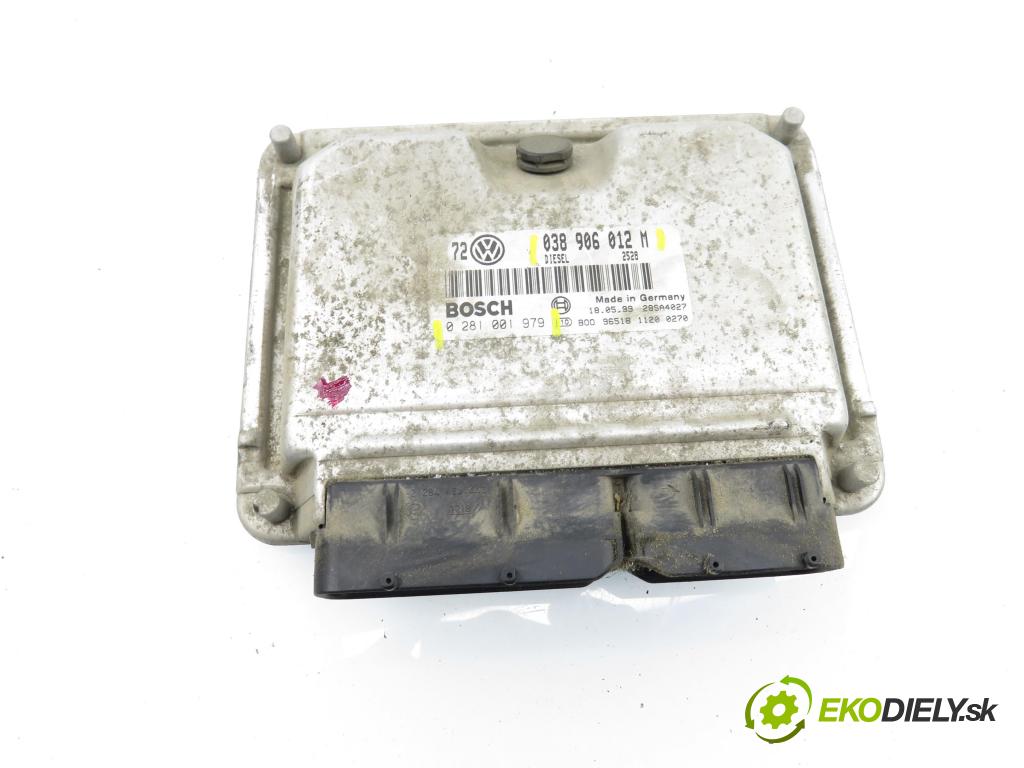 VW GOLF IV (1J1) HB 1999 66,00 1.9 TDI - AGR 1896,00 Riadiaca jednotka Motor 038906012M ; 0281001979
