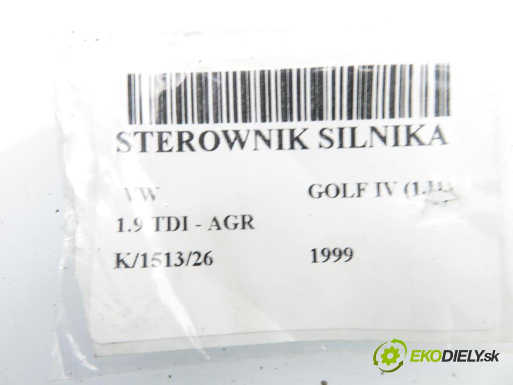 VW GOLF IV (1J1) HB 1999 66,00 1.9 TDI - AGR 1896,00 Riadiaca jednotka Motor 038906012M ; 0281001979