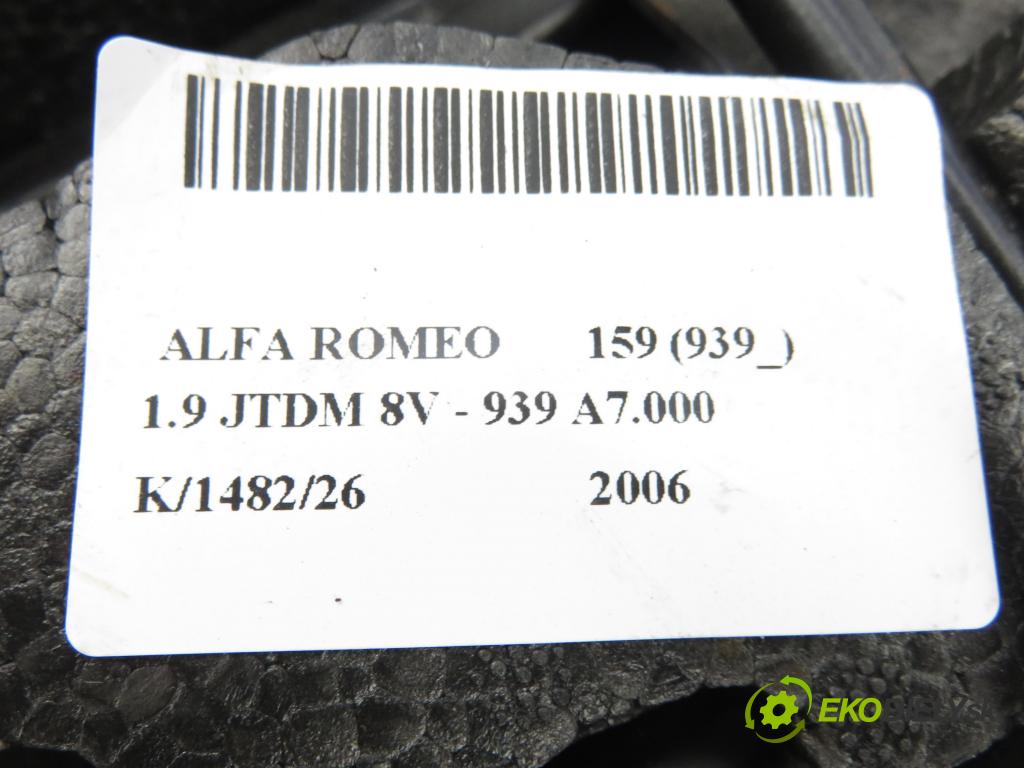 ALFA ROMEO 159 (939_) SEDAN 2006 85,00 1.9 JTDM 8V - 939 A7.000 1910,00 Súprava KOLA: ZÁLOHOVANIE: 606877050