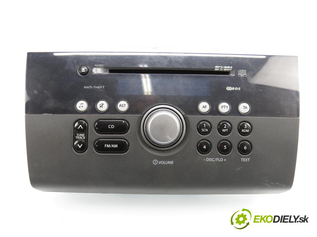SUZUKI SWIFT III (MZ, EZ) HB 2007 51,00 1.3 DDiS (RS 413D) 69 - Z13DT 1248,00 RADIO CD 3910162J2 ; 3910162J20