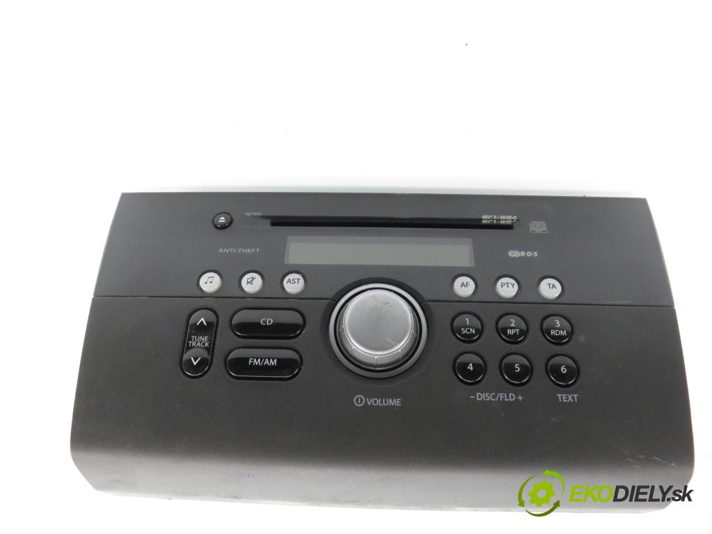 SUZUKI SWIFT III (MZ, EZ) HB 2007 51,00 1.3 DDiS (RS 413D) 69 - Z13DT 1248,00 RADIO CD 3910162J2 ; 3910162J20