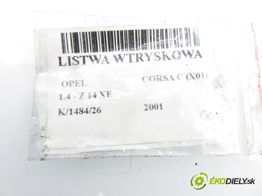 OPEL CORSA C (X01) HB 2001 66,00 1.4 - Z 14 XE 1389,00 Lišta vstrekovacia 25313846 (Vstrekovacia lišta)