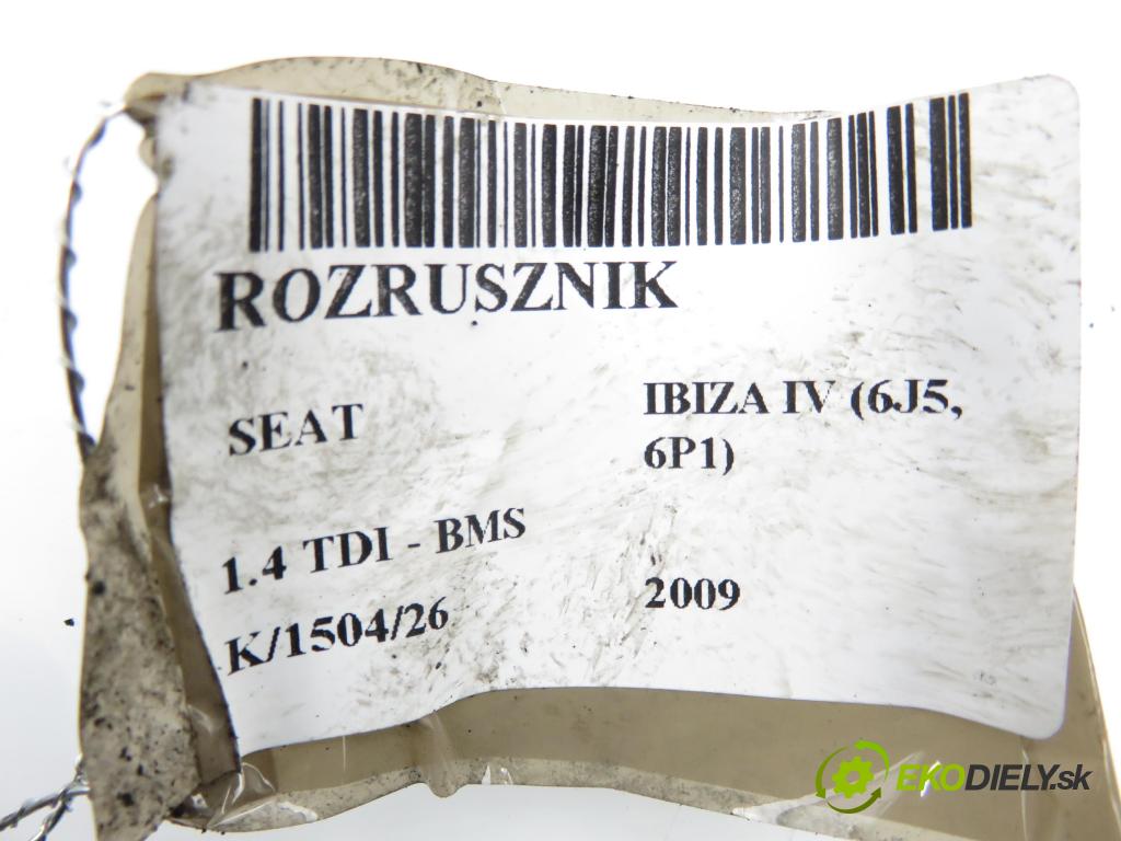 SEAT IBIZA IV (6J5, 6P1) HB 2009 59,00 1.4 TDI - BMS 1422,00 startér 0001123012 ; 02Z911023F (Startér)