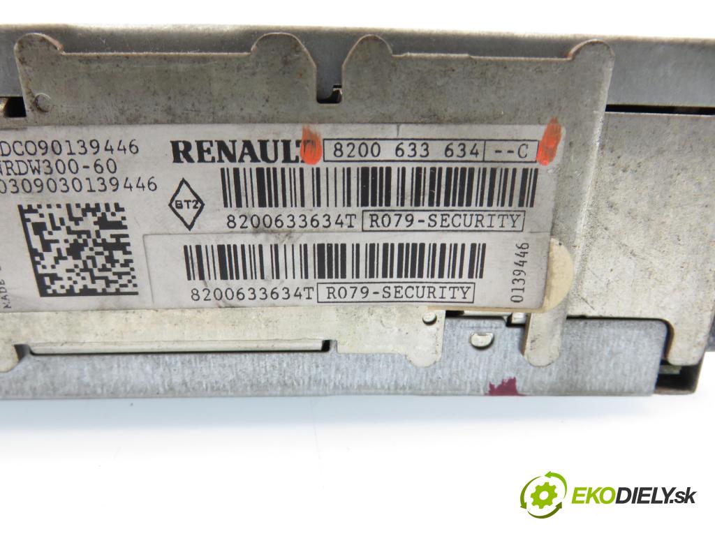 RENAULT MASTER II Skrzynia (FD) FURGON 2008 84,00 2.5 dCi 120 - G9U 724 2464,00 RADIO CD 8200633634C