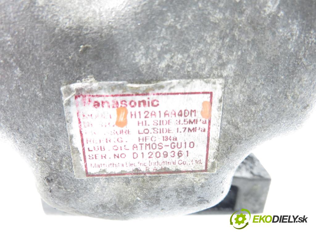MAZDA PREMACY (CP) MINIVAN 2001 74,00 2.0 DITD 0,00 KOMPRESOR: klimatizace H12A1AA4DM (Kompresor klimatizace)
