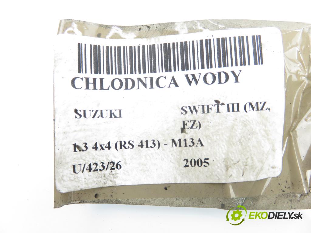 SUZUKI SWIFT III (MZ, EZ) HB 2005 68,00 1.3 4x4 (RS 413) - M13A 1328,00 chladič vody 4220007481