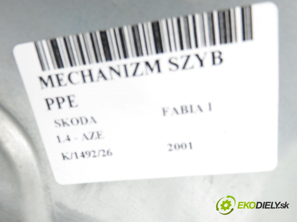 SKODA FABIA I (6Y2) HB 2001 44,00 1.4 - AZE 1397,00 mechanismus oken PPE 6Q1959802 ; 6Y1837752Q