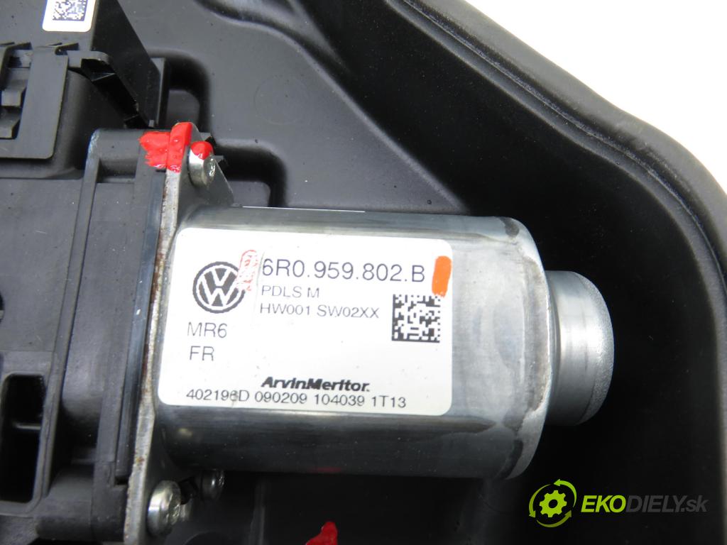 SEAT IBIZA IV (6J5, 6P1) HB 2009 59,00 1.4 TDI - BMS 1422,00 Mechanizmus okien 6J4837402 ; 6R0959802B
