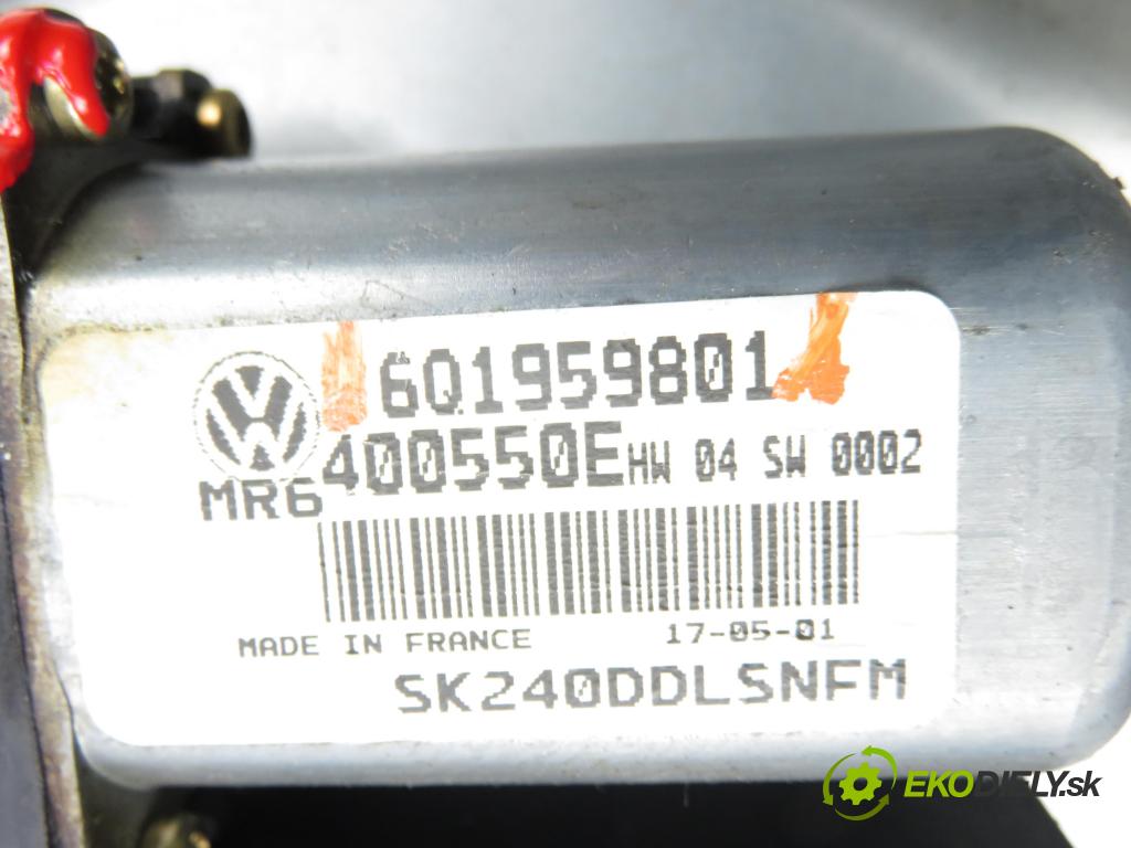 SKODA FABIA I (6Y2) HB 2001 44,00 1.4 - AZE 1397,00 mechanismus oken 6Q1959801 ; 6Y1837751Q