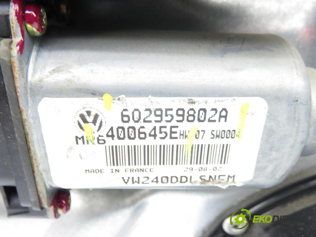 VW POLO (9N_) HB 2002 47,00 1.2 12V - AZQ 1198,00 mechanismus oken 6Q2959802A ; 400645E