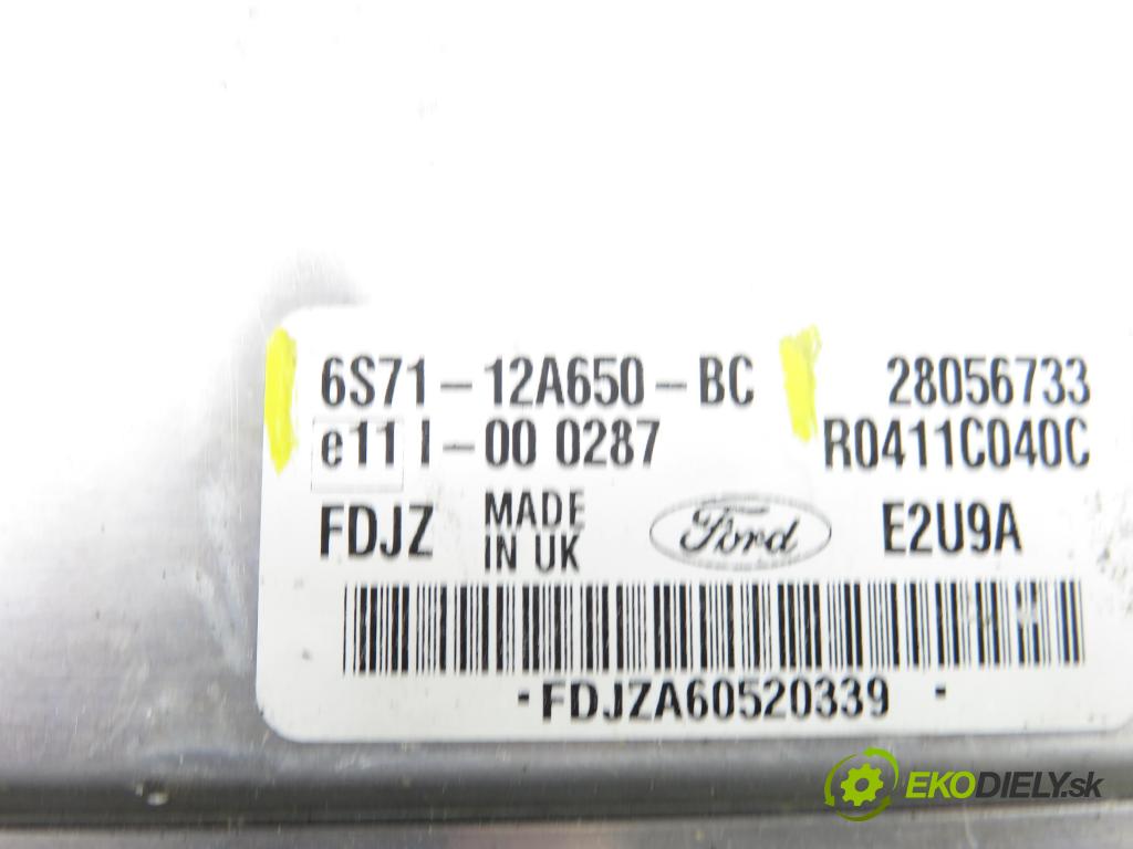 FORD MONDEO III Turnier (BWY) KOMBI 2006 96,00 2.0 TDCi - FMBA 1998,00 Riadiaca jednotka Motor 6S7112A650BC