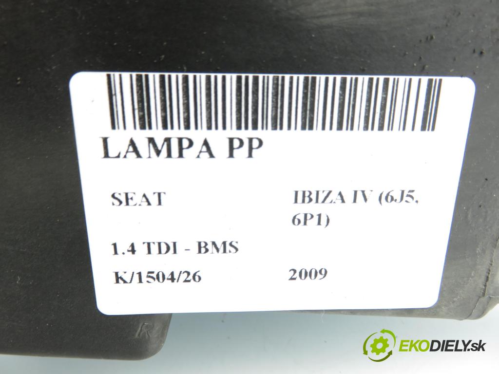SEAT IBIZA IV (6J5, 6P1) HB 2009 59,00 1.4 TDI - BMS 1422,00 Svetlo PP 6J1941006D