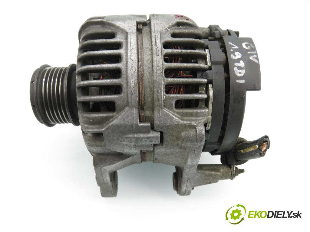 VW GOLF IV (1J1) HB 1998 66,00 1.9 TDI 90 - ALH 1896,00 Alternátor 038903023L ; 0124325001 (Alternátor)