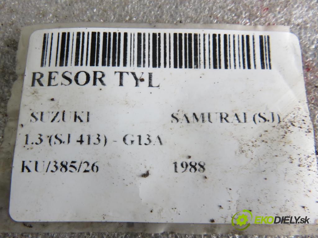SUZUKI SAMURAI (SJ) TERENOWY 1988 47,00 1.3 (SJ 413) 64 - G13A 1324,00 Listové pero zadné