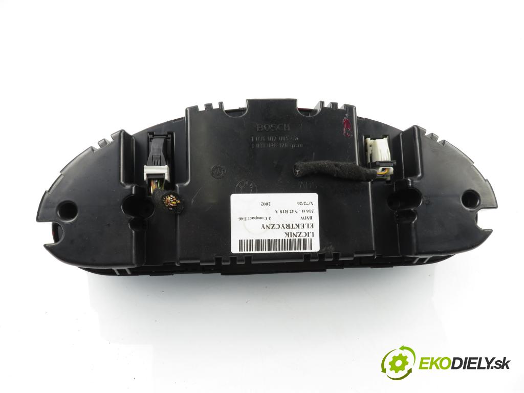 BMW 3 Compact (E46) HB 2002 85,00 316 ti - N42 B18 A 1796,00 Prístrojovka elektrický 6911286 ; 0263606341