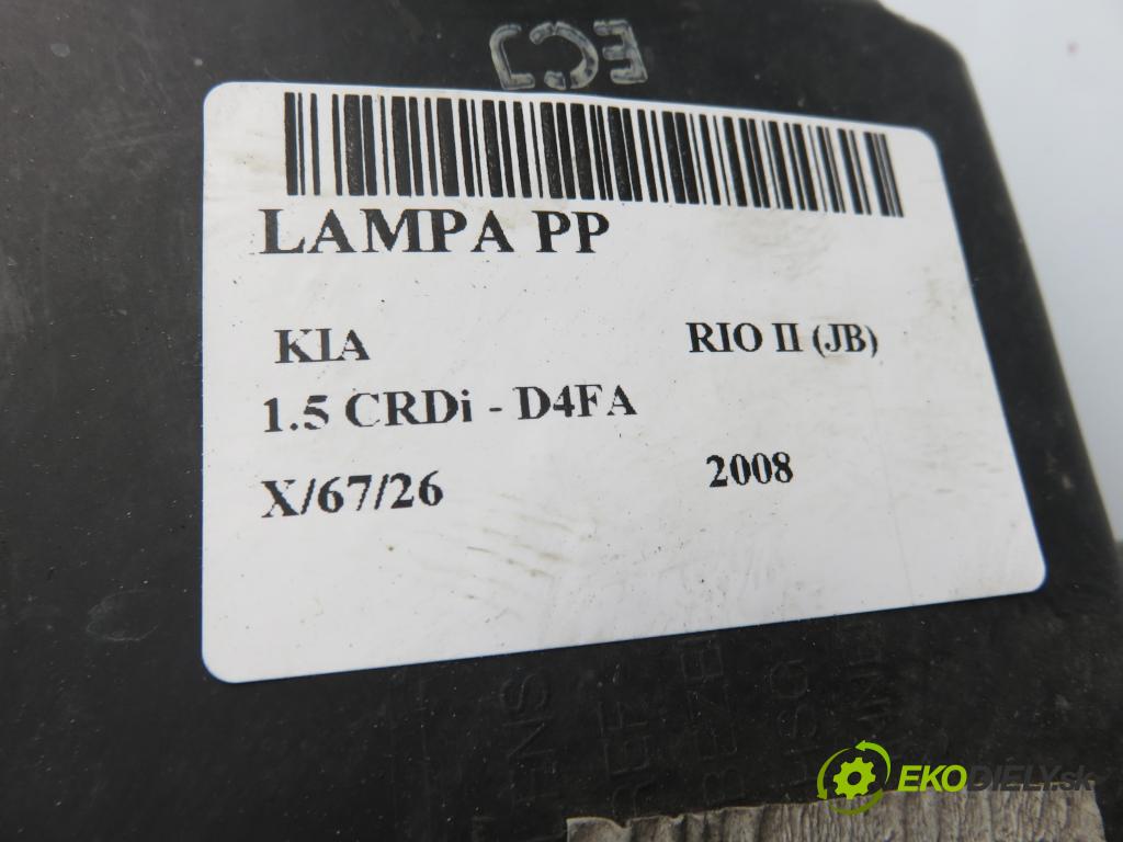 KIA RIO II (JB) HB 2008 81,00 1.5 CRDi 110 - D4FA 1493,00 Svetlo PP 921021G0R