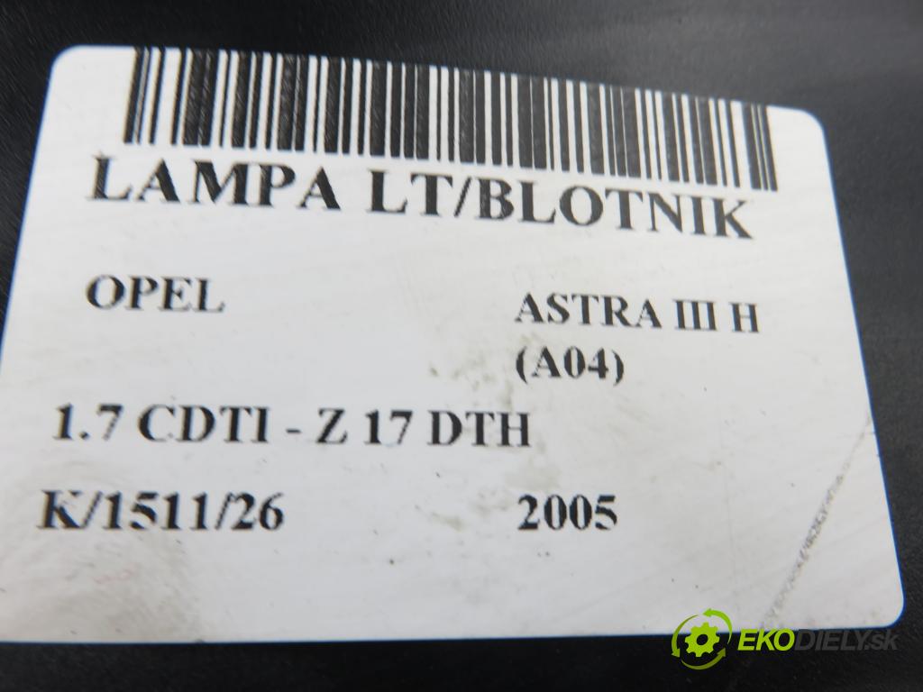 OPEL ASTRA H (A04) HB 2005 74,00 1.7 CDTI 100 - Z 17 DTH 1686,00 světlo levé zadní 24451835