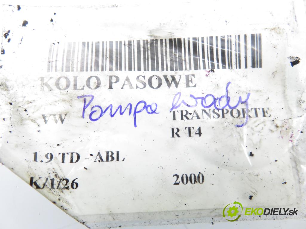 VW TRANSPORTER IV Skrzynia (70XA) BUS 2000 50,00 1.9 TD 68 - ABL 1896,00 Koleso kolesová pumpy vody 028121031E