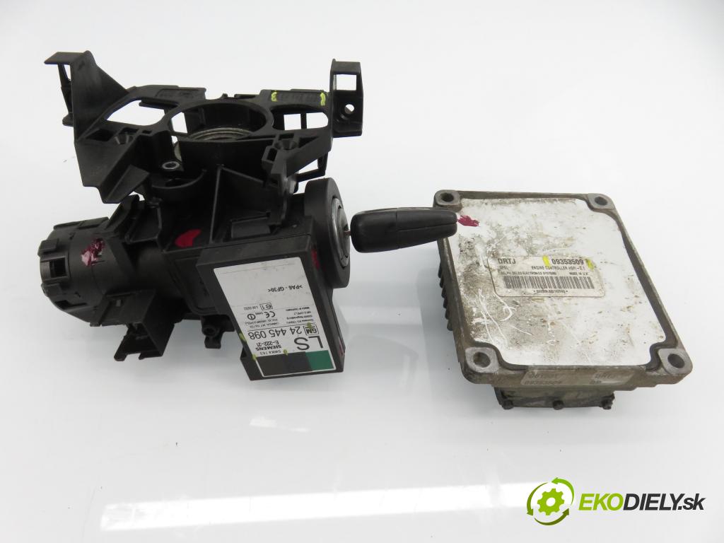 OPEL ASTRA G liftback (T98) HB 2002 62,00 1.6 8V - Z 16 SE 1598,00 spinačka / imobilizéra IMMO / Riadiaca jednotka 09353509 ; 24445098 ; 90589313