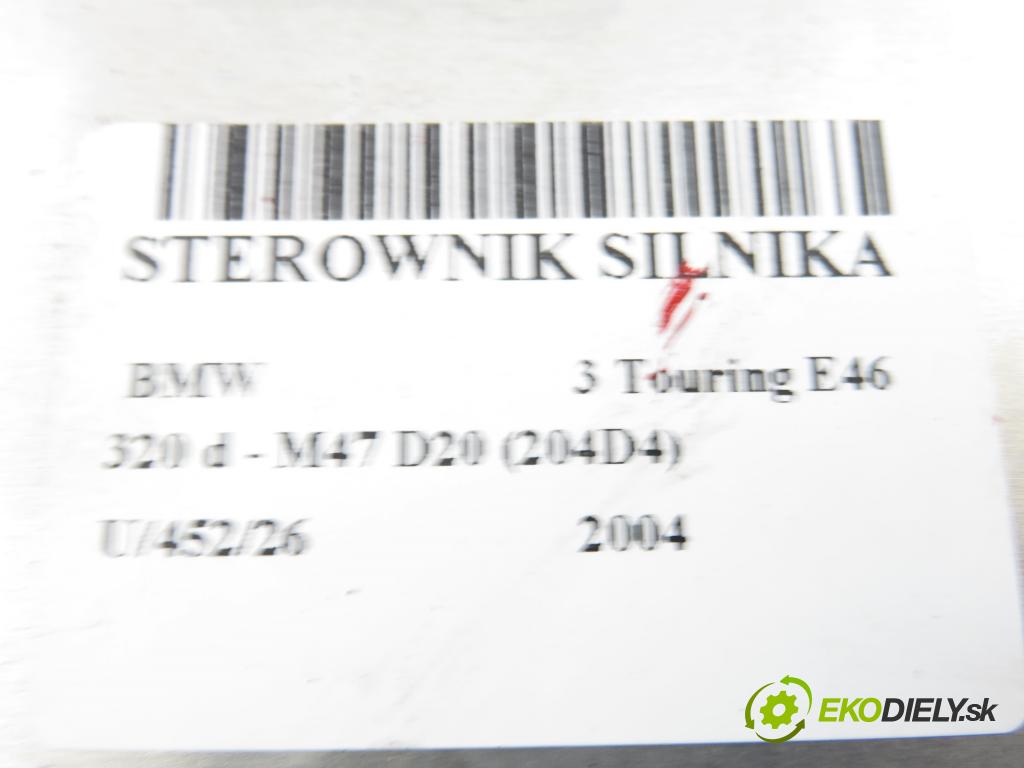 BMW 3 Touring (E46) KOMBI 2004 110,00 320 d 150 - M47 D20 (204D4) 1995,00 Riadiaca jednotka Motor 7791190 ; 0281010565