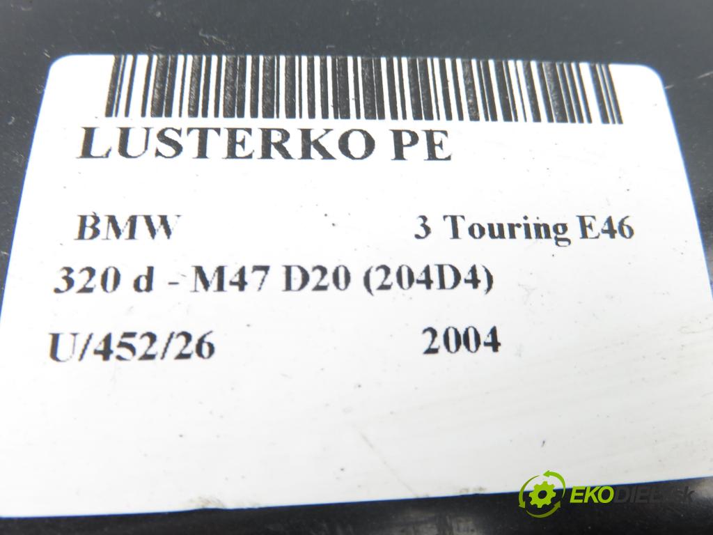 BMW 3 Touring (E46) KOMBI 2004 110,00 320 d - M47 D20 (204D4) 1995,00 Spätné zrkadlo