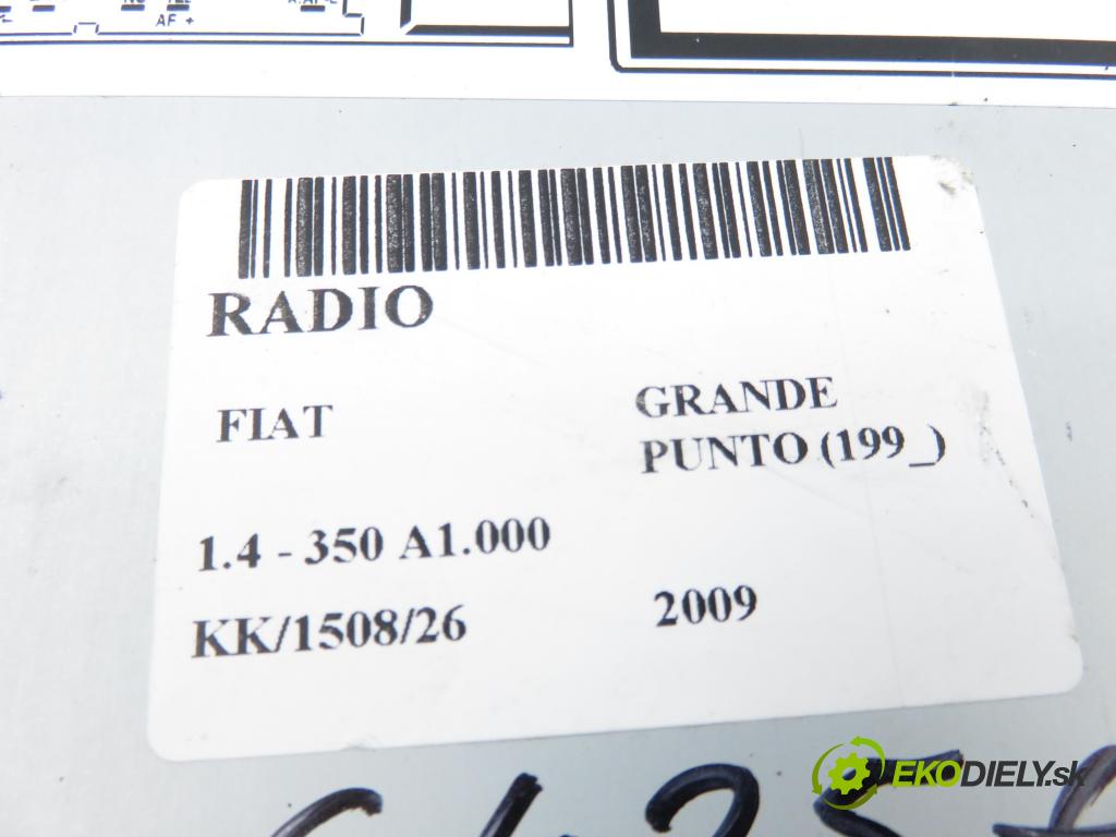 FIAT GRANDE PUNTO (199_) HB 2009 57,00 1.4 - 350 A1.000 1368,00 RADIO CD 7354813000