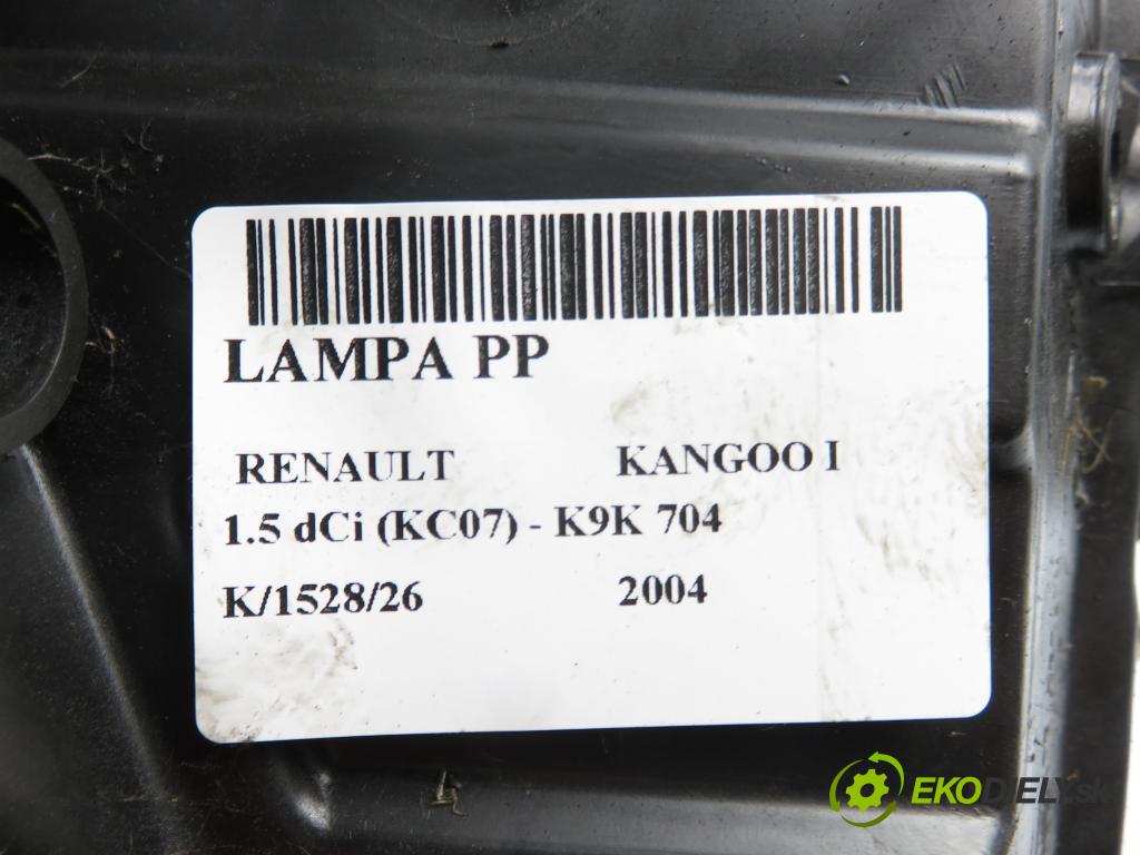 RENAULT KANGOO (KC0/1_) FURGON 2004 48,00 1.5 dCi 70 - K9K 704 1461,00 Svetlo PP 8200150617