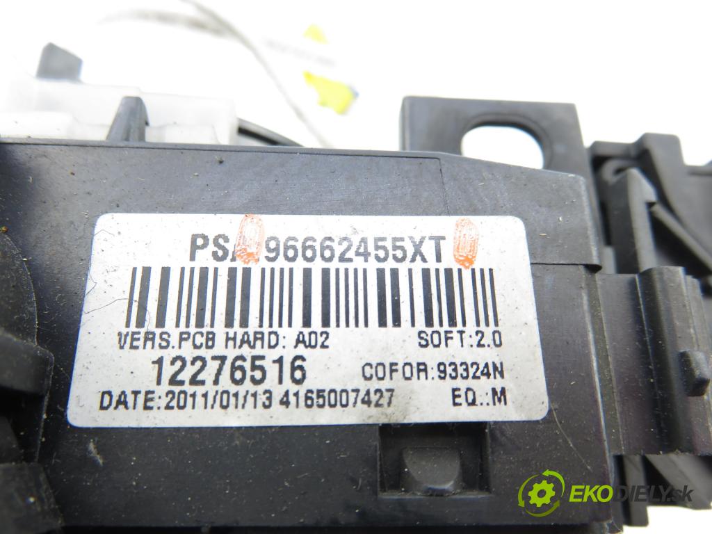 PEUGEOT PARTNER Skrzynia FURGON 2011 55,00 1.6 HDi - 9HT (DV6BTED4) 1560,00 páčka/prepínač 96662455XT