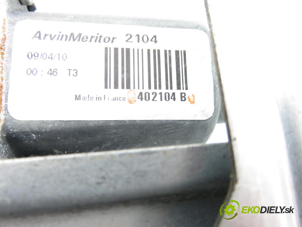 PEUGEOT PARTNER Skrzynia FURGON 2011 55,00 1.6 HDi - 9HT (DV6BTED4) 1560,00 Mechanizmus okien 402104B