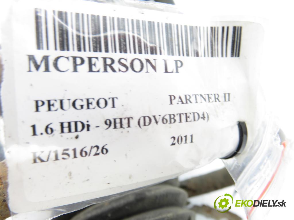 PEUGEOT PARTNER Skrzynia FURGON 2011 55,00 1.6 HDi - 9HT (DV6BTED4) 1560,00 MCPERSON LP