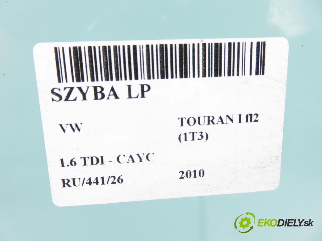 VW TOURAN (1T3) MINIVAN 2010 77,00 1.6 TDI - CAYC 1598,00 okno LP