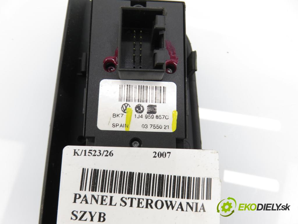 SKODA SUPERB I (3U4) SEDAN 2007 85,00 1.9 TDI - BPZ 1896,00 Panel ovládania okien 1J4959857C