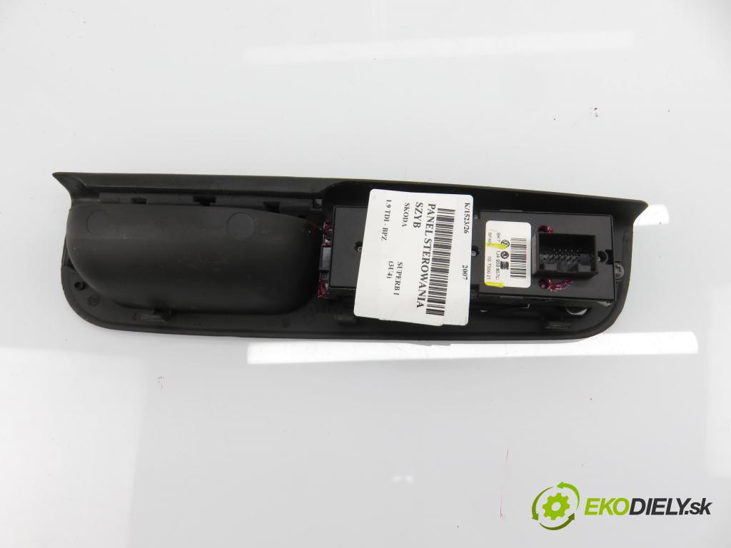SKODA SUPERB I (3U4) SEDAN 2007 85,00 1.9 TDI - BPZ 1896,00 Panel ovládania okien 1J4959857C