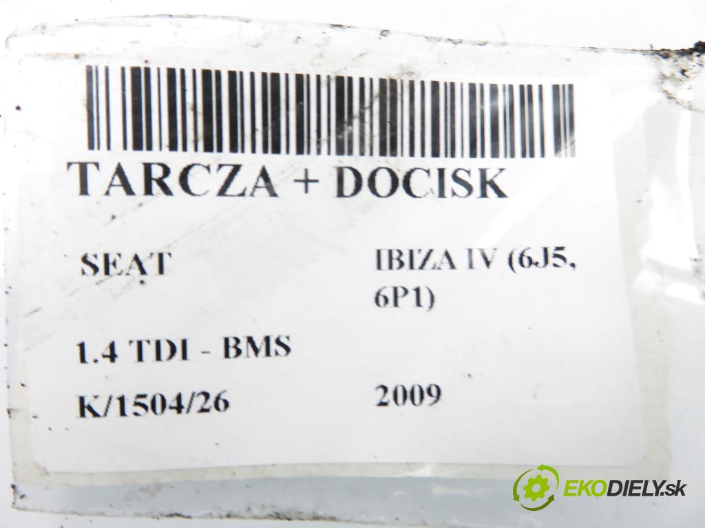 SEAT IBIZA IV (6J5, 6P1) HB 2009 59,00 1.4 TDI - BMS 1422,00 Lamela kotúč + brzdič 750521 ; 701519