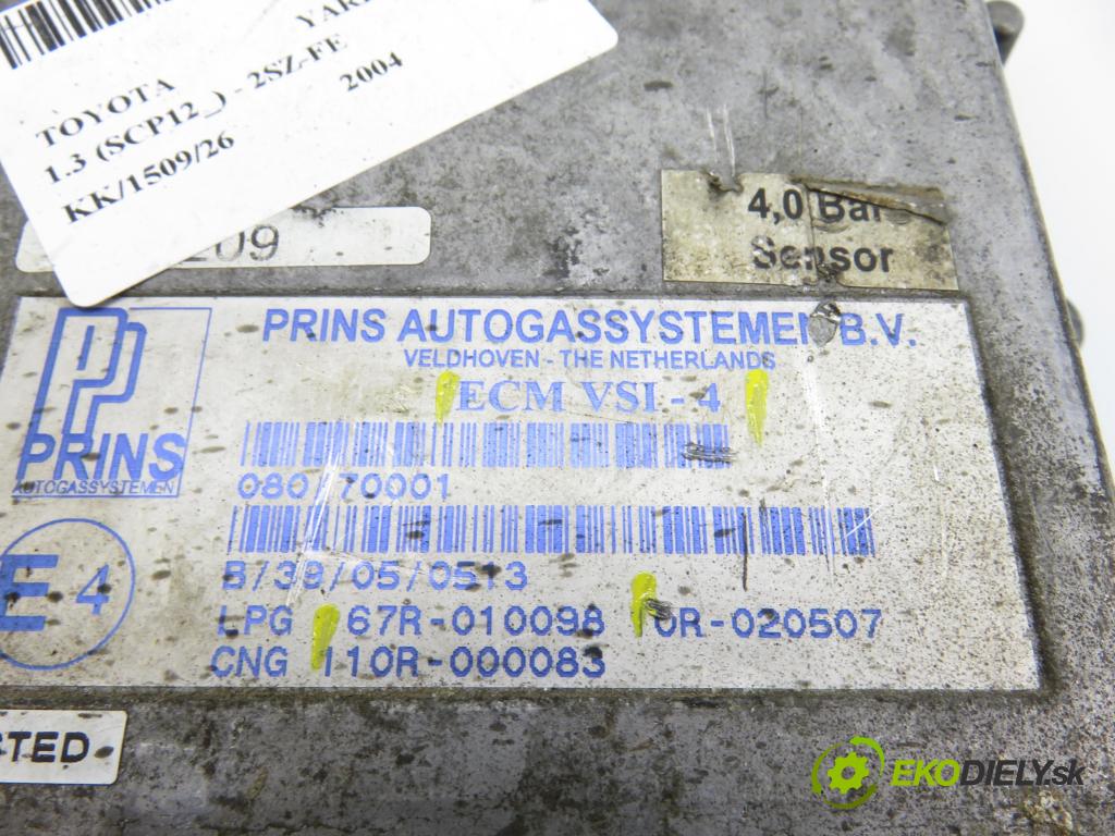 TOYOTA YARIS (_P1_) HB 2004 64,00 1.3 VVTi 87 - 2SZ-FE 1298,00 Riadiaca jednotka LPG ECMVSI4 ; 67R010098